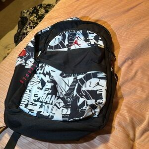 Black and White Jordan Backpack